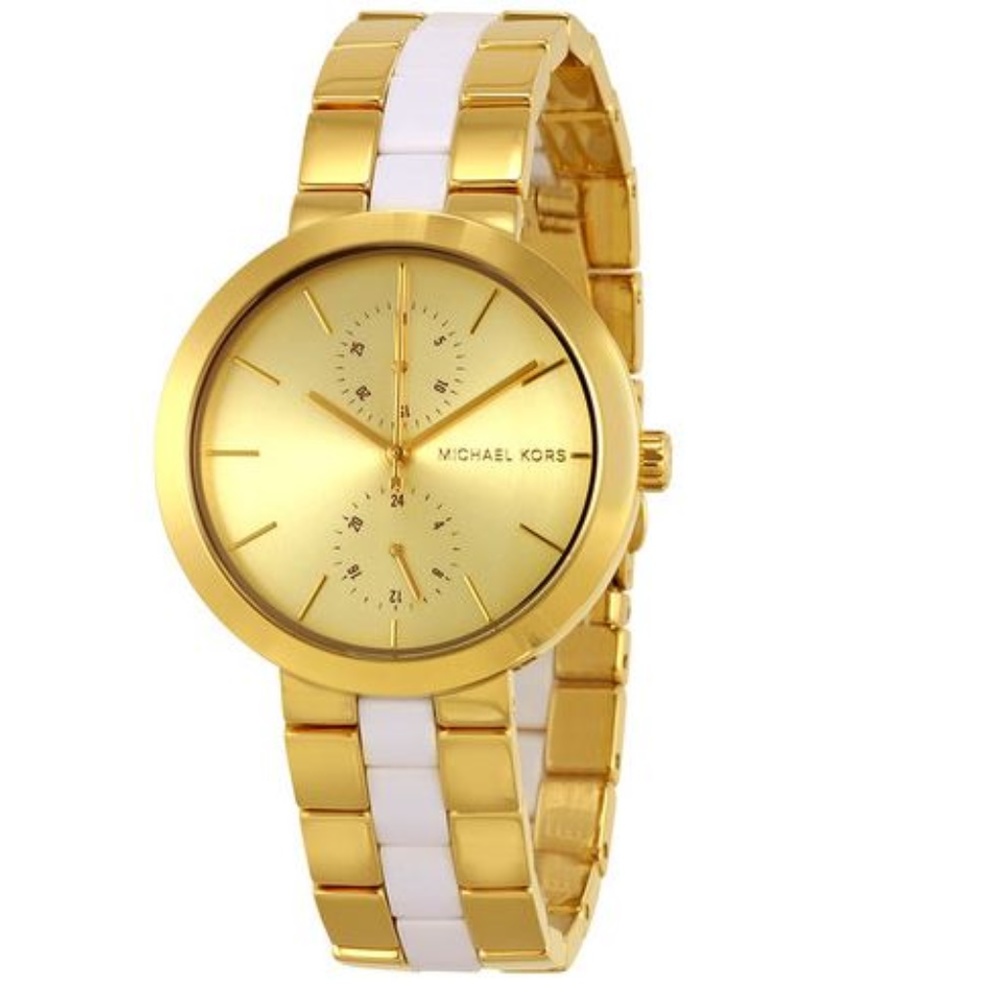 Michael Kors "Garner" Gold Tone Dial Ladies Watch